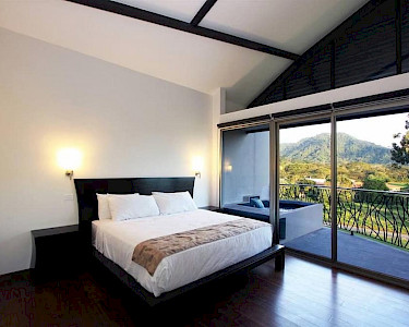 Oceano BoutiqueHotel en Gallery Costa Rica slaapkamer met uitzicht
