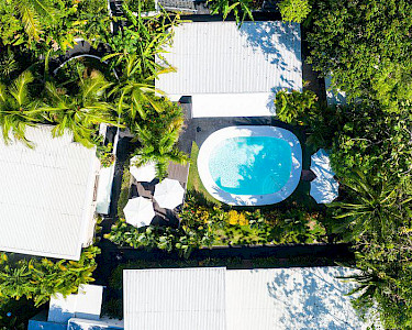 La Vela Boutique Hotel Costa Rica van bovenaf
