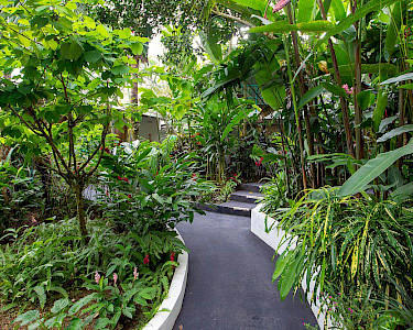 La Vela Boutique Hotel Costa Rica groene tuin
